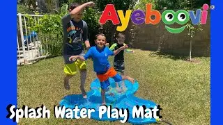 Splash Play Mat by Ayeboovi - Home splash pad for outdoor fun and play