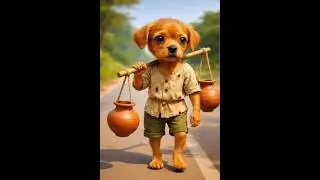 The Poor Dog and the Rich Man: A Lesson in Wealth and Wisdom#shorts#animal