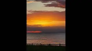 View awesome Sunset over Lake Ontario @ 4 Mile Creek SP Campground Youngstown NY 2024