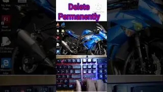 Delete permanently shortcut key #computershortcut #shortcut key #windows10 permanent delete shortcut