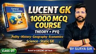SSC GK Preparation with Lucent GK Based Theory & Previous Year Questions for CGL, CHSL, MTS Exams