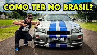 COMO o RENATO GARCIA tem UM SKYLINE R34 se NÃO PODE no BRASIL?