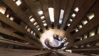 Hearing the bells ring in the Passion towers at the Sagrada Familia.