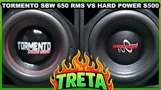 Subwoofer Tormento SBW 650 RMS 12 Pol vs Hard Power S500 TRETA