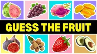 Guess the Fruit Quiz (45 Different Types of Fruit)🍓🍌🍉🥭🍎#fruit#quiz#foryou#picturepuzzles#fun#viral