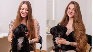 Trendy Hairstyle For Very Thick And Long Hair In 40 Minutes.