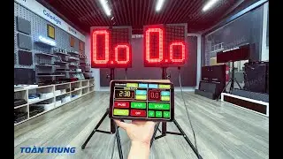 Bảng LED shotclock b&oacute;ng rổ mới nhất 2025 #manhinhled #bangled #bangleddientu #bangledthethao
