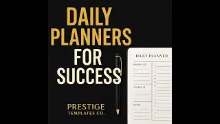 Daily Planners for Success | How to Master Time Management & Productivity #planner #entrepreneur