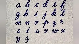 Small letters cursive writing for practice 