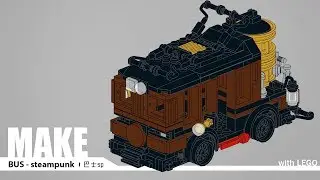make STEAMPUNK BUS with LEGO