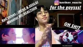 (SHOOK REACTION) to Red Velvet - IRENE & SEULGI - Monster | for the gays! omfg that demon face! SOS!