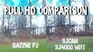 Dazzne P2 vs. SJCAM SJ4000 WIFI - FULL HD (1080p) Comparison