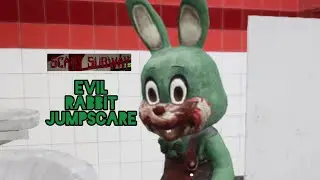 scary subway escape horror evil rabbit jump scare and game over scene