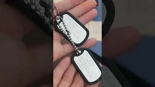 His Story, Engraved: The Ultimate Personalized Military Dog Tag for Dad.