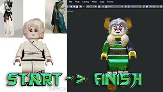 Xiuya- The Jade Princes/Mecabricks OC Minifig Making 
