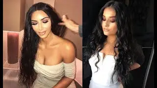 KIM KARDASHIAN Inspired Makeup Using ABH Soft Glam + Cali Contour Kit