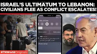 Israel Issues Dire Evacuation Warning to Hezbollah Strongholds | Hezbollah Israel War | TN World
