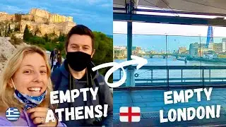 Athens to London | Flying Home During Lockdown