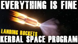 Landing A Rocket in Kerbal Space Program 2, kind of...