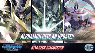 Alphamon gets an Update!! -- BT14 Deck Discussion