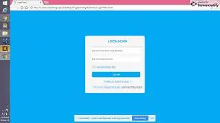 How to create login form using html and css