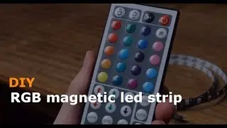 DIY RGB magnetic led strip
