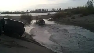 Ниссан Террано WD21 песок и речка