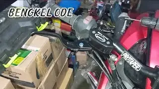Cara pasang handel rem variasi model RCB di Motor Vixion R