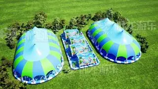 Beat the Heat with Wolong&rsquo;s Inflatable Shade Pool: Pool & Beach in One!