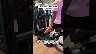 CALF RAISE MACHINE QUICK TUTORIAL | BRADLEYBOWDENPT #fitness #gymhelp #traininghelp