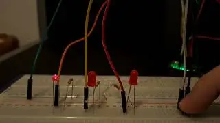Running LEDs game - assembly test