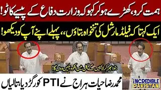 PMLN Muhammad Raza Hayat Fiery Speech | Comedown Hard On | National Assembly | iNCREDIBLE PAKISTAN
