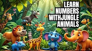 Counting Numbers with Jungle Animals 🐒🦁