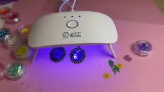 DIY Purple Resin Pendant Necklace | Beginner Resin Art