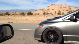 Black Betty STI vs ChimiSI Boosted Civic SI