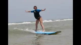 Daytona Beach Girls Group Surfing Lesson 5-10-24 @Daytonabeachoceansportsvideos