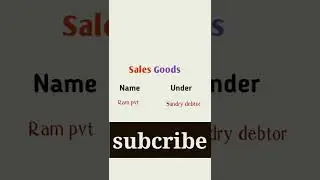 Sales Entry||Sundry Debtor||Tally #Tally #short #shorts