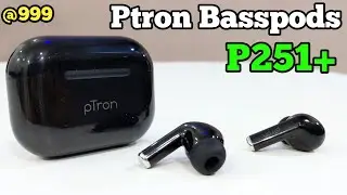 PTron Basspods P251+ | PTron Basspods P251+ Review | 50 Hours Battery Life 12 mm Drivers #ptron