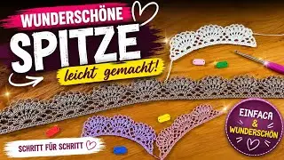 Spitzen und Borten h&auml;keln | Spitzenbord&uuml;re h&auml;keln