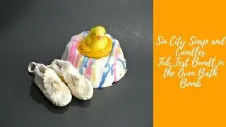Bundt in the oven Bath Bomb Tub Test