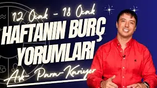12 OCAK - 18 OCAK HAFTASINA ÖZEL BURÇ YORUMLARIM!✨ | 2026 Sonrası Haftalık Yorumlarım ☝🏻