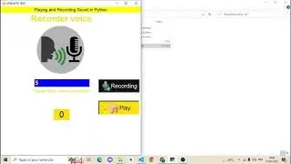 How to Create Voice Recorder Using Python | GUI Tkinter Project|Make your own voice recorder|
