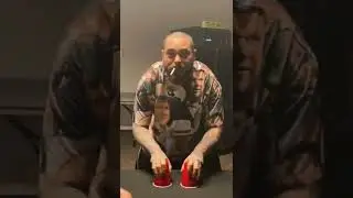 Post Malone playing ping pong #shorts #postmalone