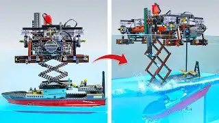Lego Engineering: Experimental Boats in Aquarium Conditions