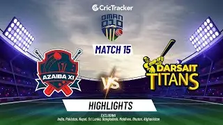 Oman D10 Cup 2022, Match 15 - Azaiba XI vs Darsait Titans | Full Highlights