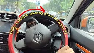 Part-2. How to do steering wheel quick rotation on U-Turn?? @Aman_Automotive