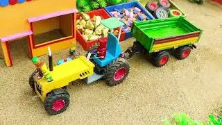 DIY Mini Tractor making Duo Circular Saw Blade after Accident at Intersection |