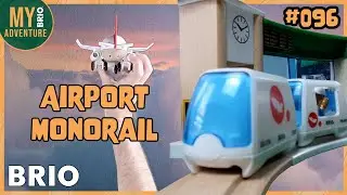 [096] BRIO Airport Train Track Layout With Monorail Track
