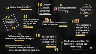 Modern Quotes Pack After Effects Templates
