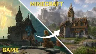 Воссоздание WOW The World Within &mdash; Hallowfall &mdash; Mereldar Church в Minecraft